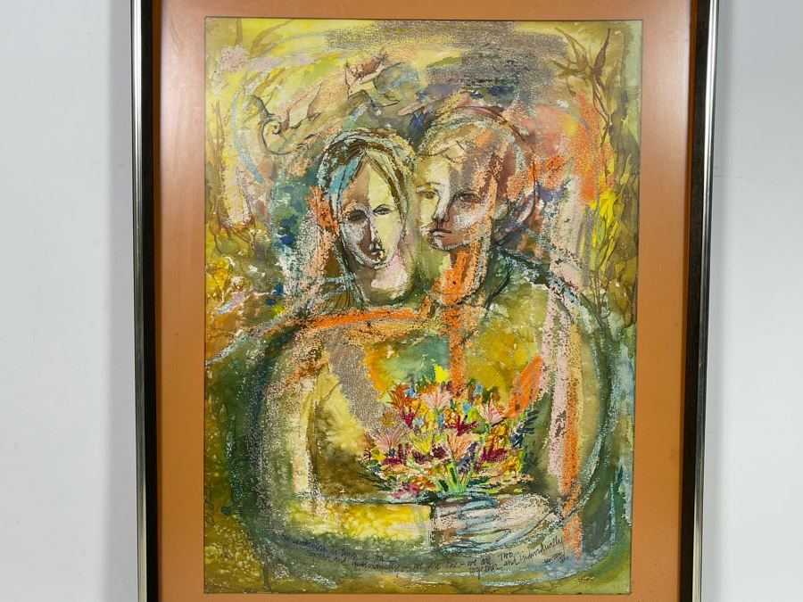 Alan Stein Original Mid-Century Watercolor Painting [Photo 2]