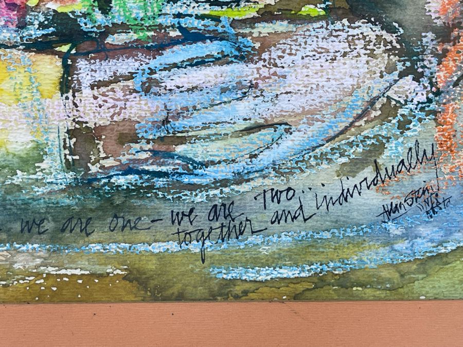 Alan Stein Original Mid-Century Watercolor Painting [Photo 9]