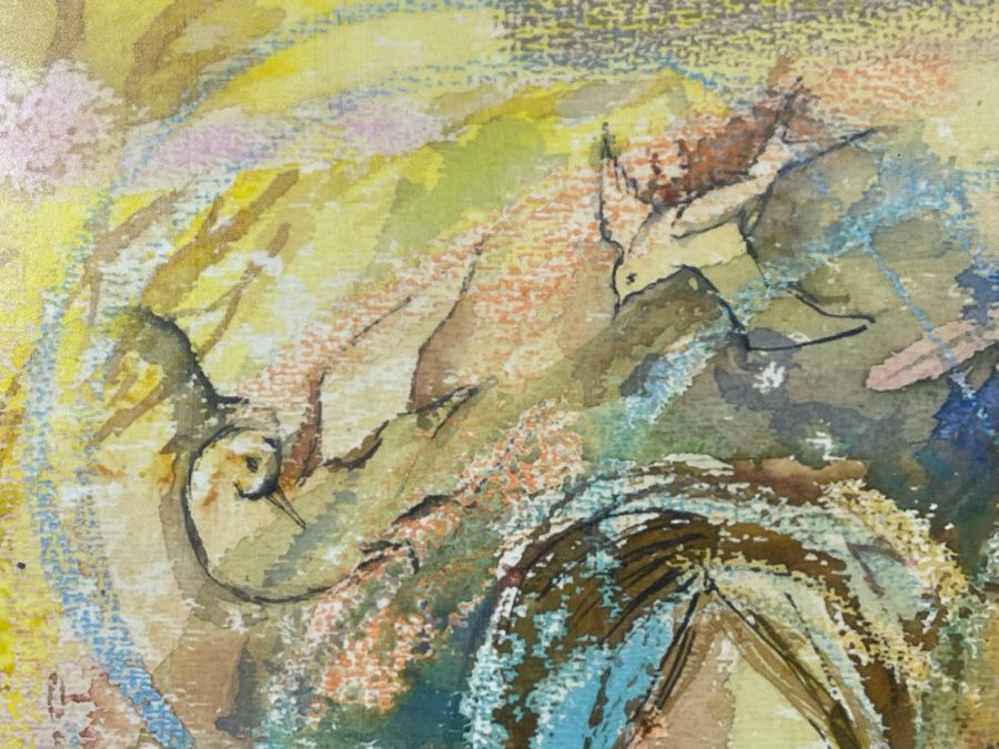 Alan Stein Original Mid-Century Watercolor Painting [Photo 13]