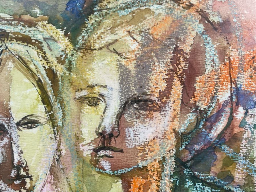 Alan Stein Original Mid-Century Watercolor Painting [Photo 12]