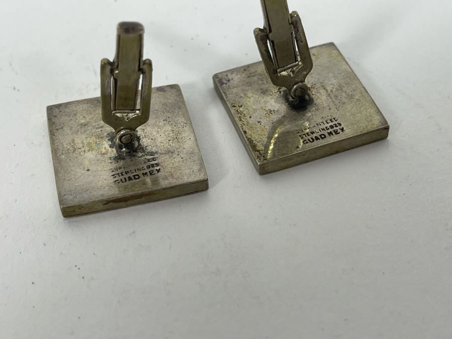 Sterling Silver Mid-Century Sailfish Cufflinks 16g [Photo 3]