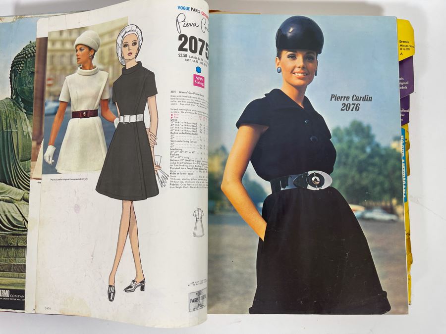 Vintage February 1969 VOGUE Patterns Large Catalog Book 11 X 14 [Photo 6]