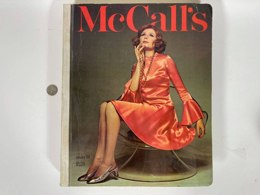 Vintage January 1969 McCall’s Patterns Large Catalog Book 11 X 14  [Photo 2]