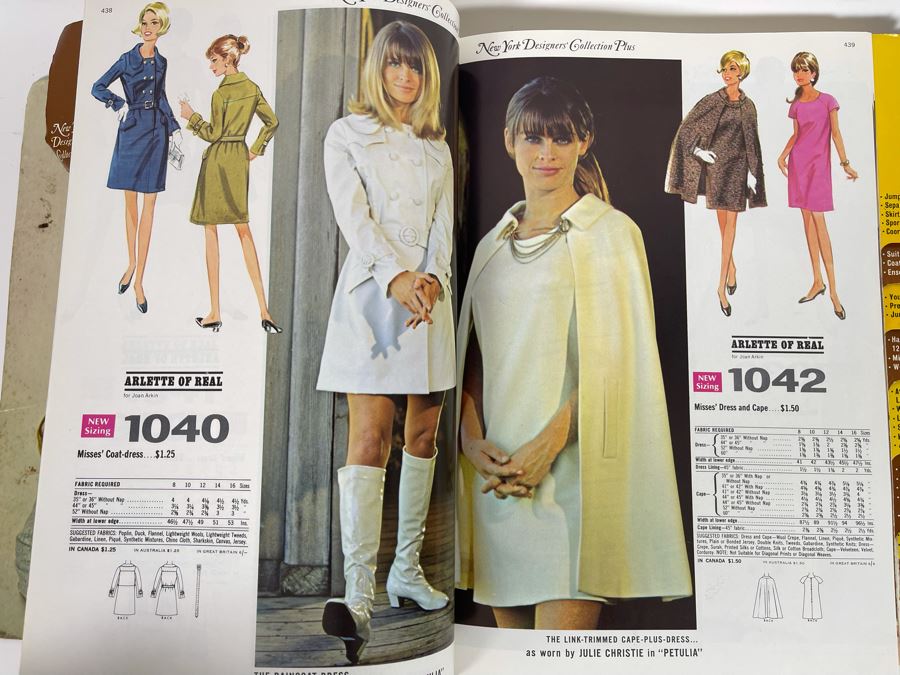 Vintage January 1969 McCall’s Patterns Large Catalog Book 11 X 14  [Photo 12]