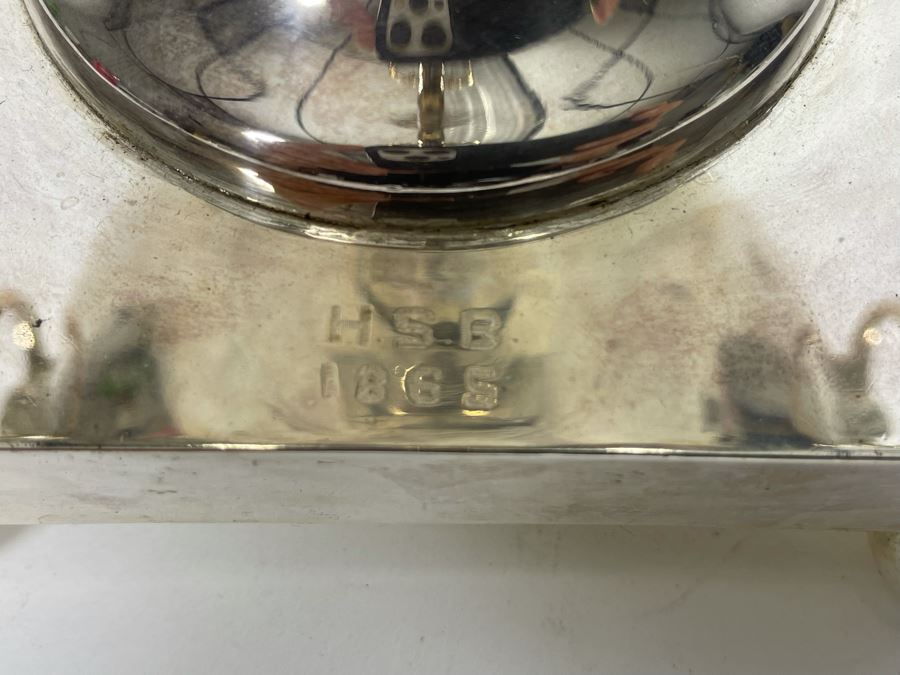 Antique English Silver Plate Samovar Tea Urn With Faded Hallmarks 10W X 15H [Photo 11]