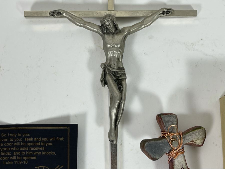 Raku Potter Works Sacred Cross And Crucifix [Photo 7]