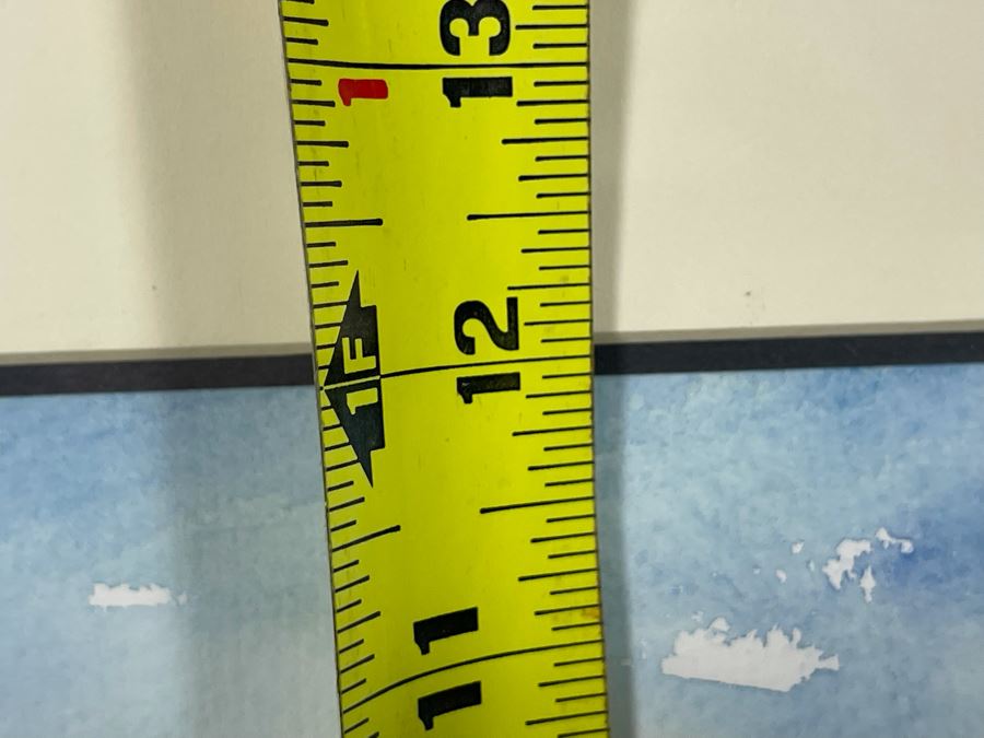 Original Chinese Watercolor Painting By Lee Hung 15.5 X 12 Framed 24 X 18 [Photo 15]