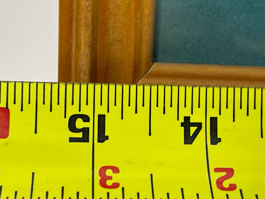 Krentz Johnson Original Watercolor Painting Titled Laguna Store (Autumn Snow) 9 X 5 Framed 15 X 12 [Photo 7]