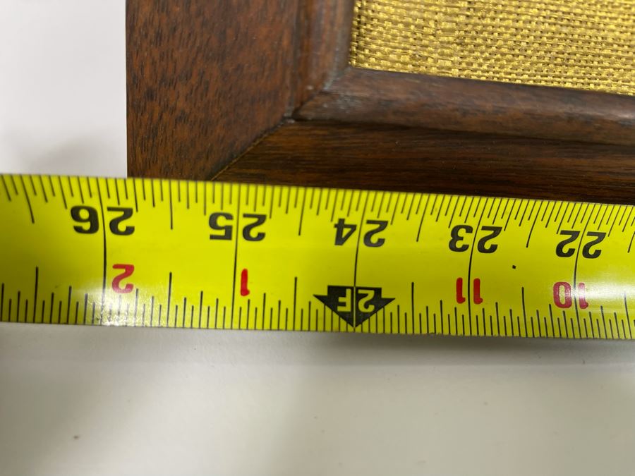 Vintage 1970s Thai Painting On Silk In Mid-Century Frame 26 X 25 [Photo 7]