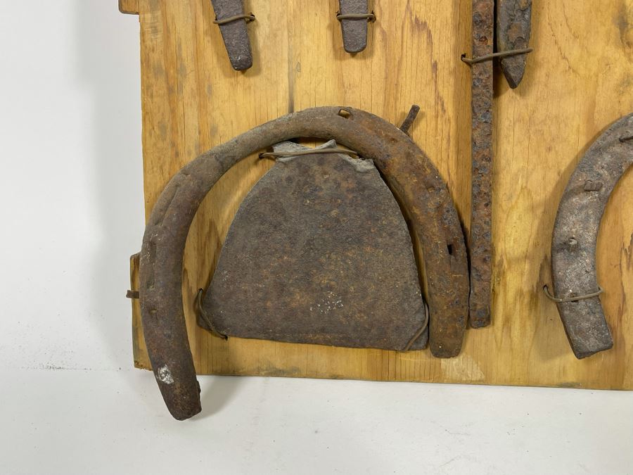 Collection Of Old Wild West Spurs And Tools Found Prospecting Various Deserts 20 X 17 [Photo 10]