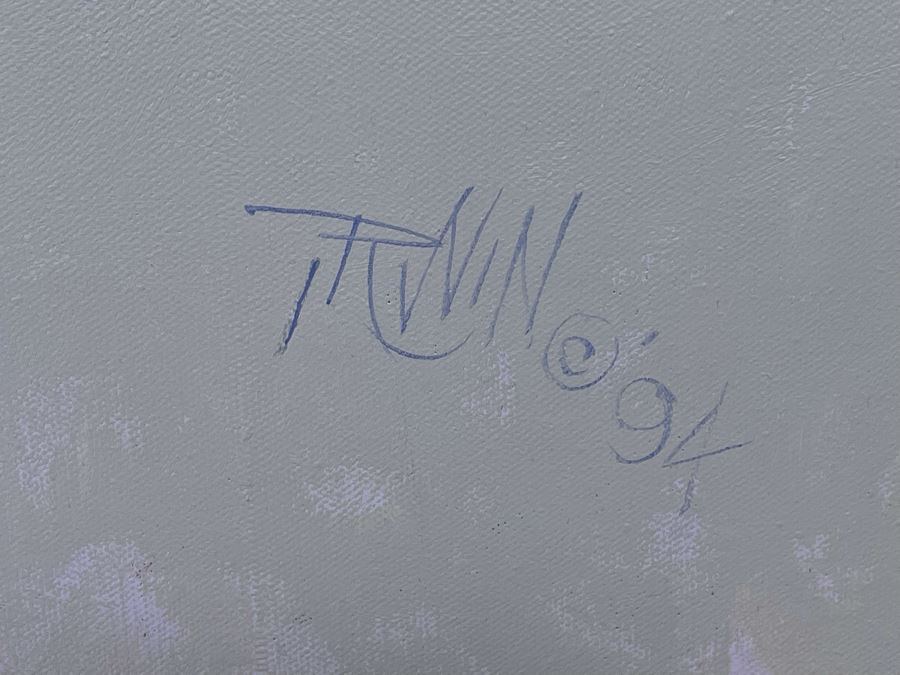 Don Irwin Original Acrylic Painting Titled “Death Valley Dunes” 30 X 40 Framed Retailed For $3,000 From Zantman Art Galleries In Carmel, CA [Photo 6]