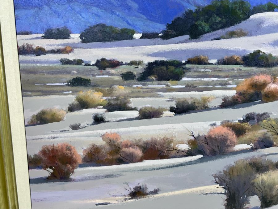 Don Irwin Original Acrylic Painting Titled “Death Valley Dunes” 30 X 40 Framed Retailed For $3,000 From Zantman Art Galleries In Carmel, CA [Photo 8]