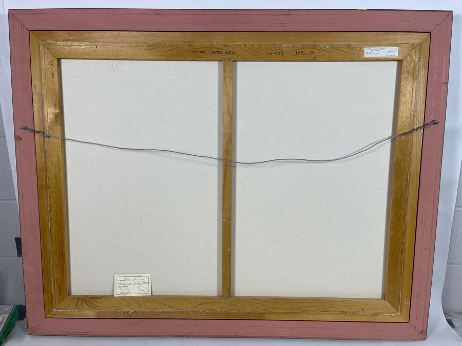 Don Irwin Original Acrylic Painting Titled “Death Valley Dunes” 30 X 40 Framed Retailed For $3,000 From Zantman Art Galleries In Carmel, CA [Photo 13]