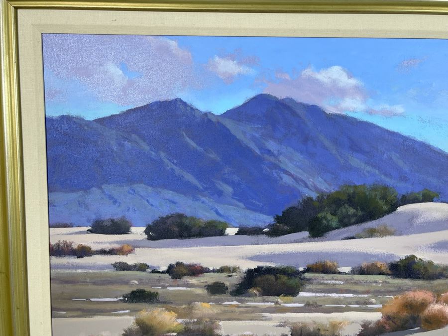 Don Irwin Original Acrylic Painting Titled “Death Valley Dunes” 30 X 40 Framed Retailed For $3,000 From Zantman Art Galleries In Carmel, CA [Photo 7]
