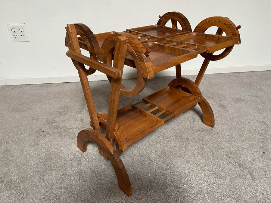 Wooden Server From The Philippines 24W X 17D X 23H [Photo 5]