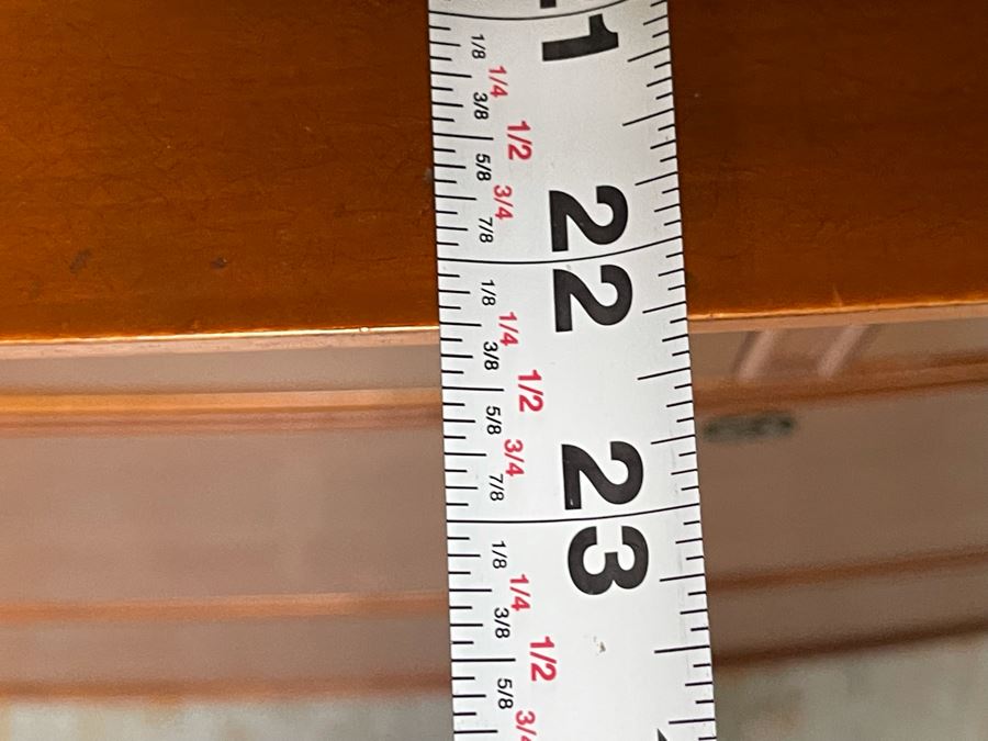 Vintage Chest Of Drawers Dresser With Adjustable Mirror 43W X 22D X 35.5H Mirror Is 34H [Photo 6]