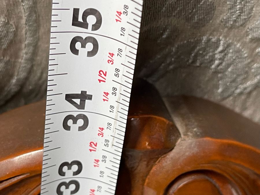 Vintage Chest Of Drawers Dresser With Adjustable Mirror 43W X 22D X 35.5H Mirror Is 34H [Photo 8]