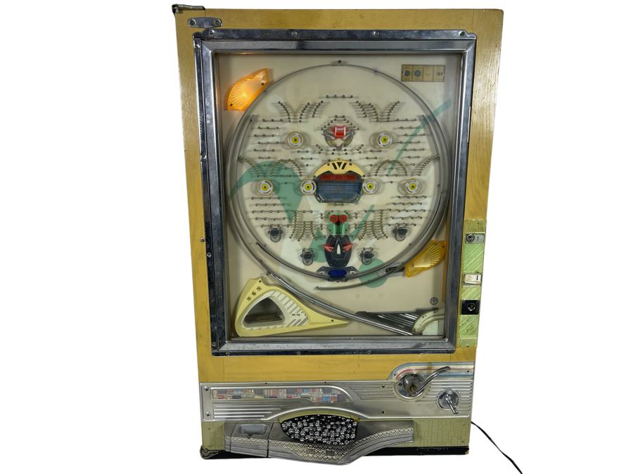 Vintage Japanese Pachinko Machine Sold As Is May Need Servicing 20W X 33H X 6D