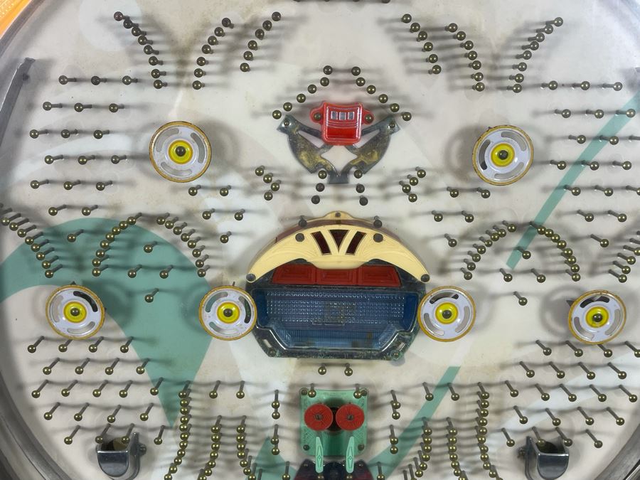 Vintage Japanese Pachinko Machine Sold As Is May Need Servicing 20W X 33H X 6D [Photo 5]
