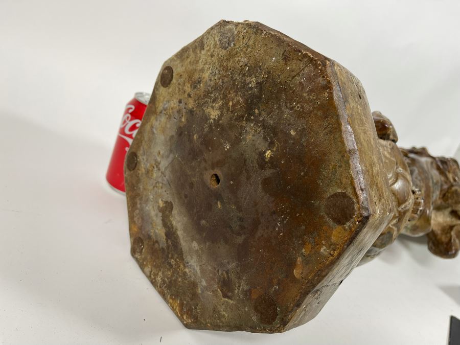 Plaster Standing Guanyin Buddha Statue 42H [Photo 20]