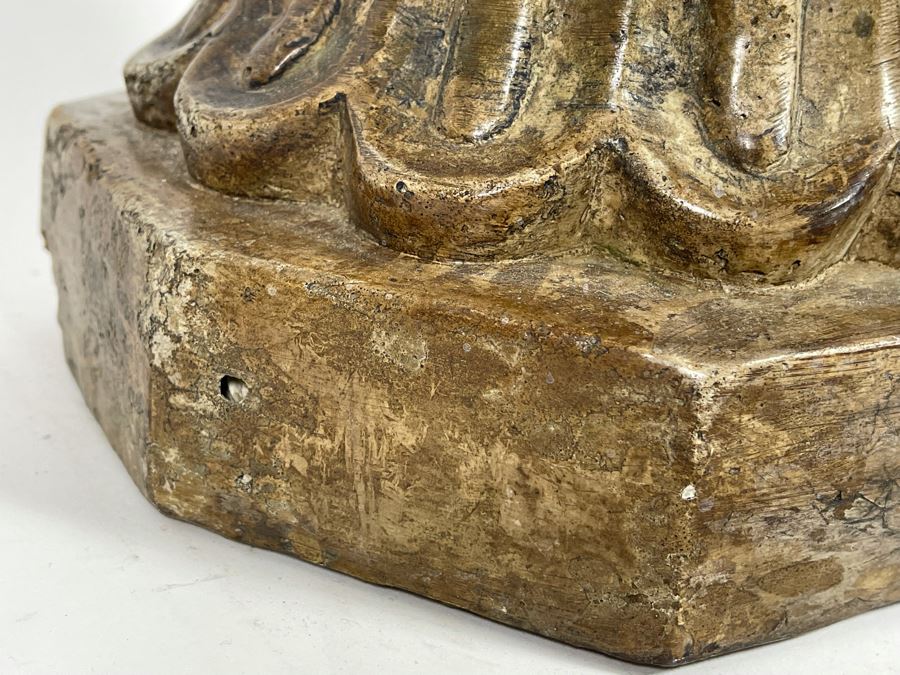 Plaster Standing Guanyin Buddha Statue 42H [Photo 19]