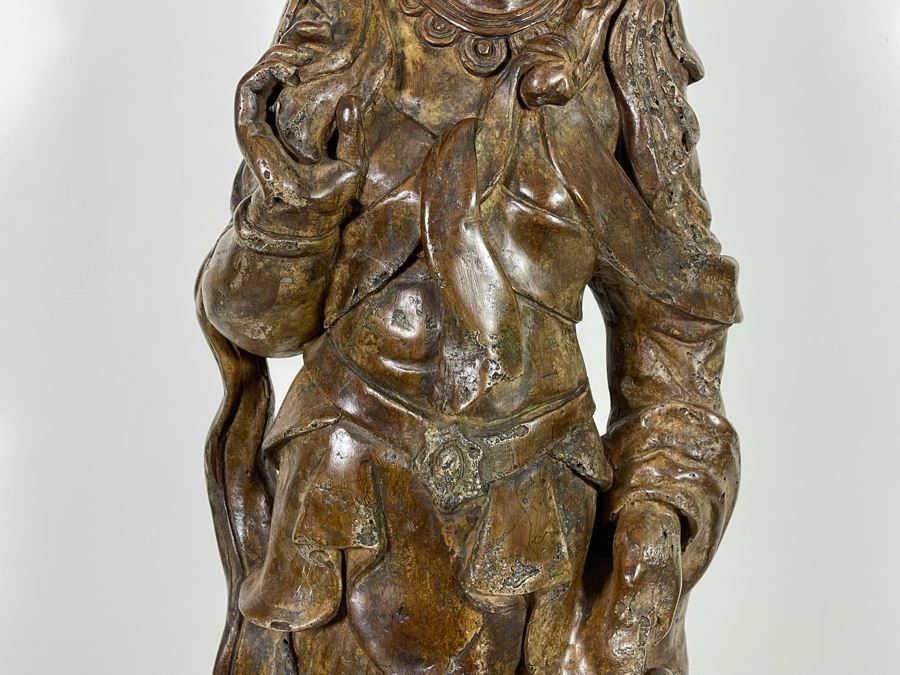 Plaster Standing Guanyin Buddha Statue 42H [Photo 7]