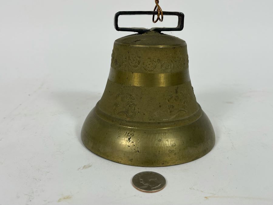 Vintage Swiss Brass Cow Bell 5R