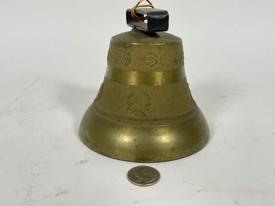Vintage Swiss Brass Cow Bell 5R [Photo 4]
