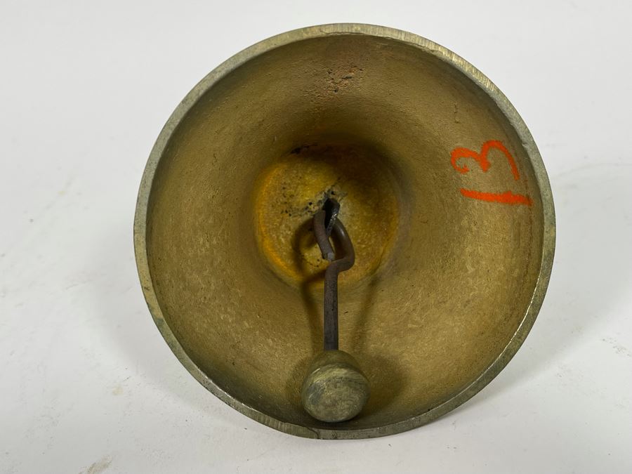 Vintage Swiss Brass Cow Bell 5R
