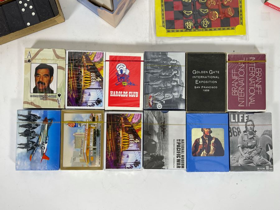 Game Lot Includes Sealed Jenga, Poker Chips, Dominoes, Playing Cards, Checkers [Photo 7]