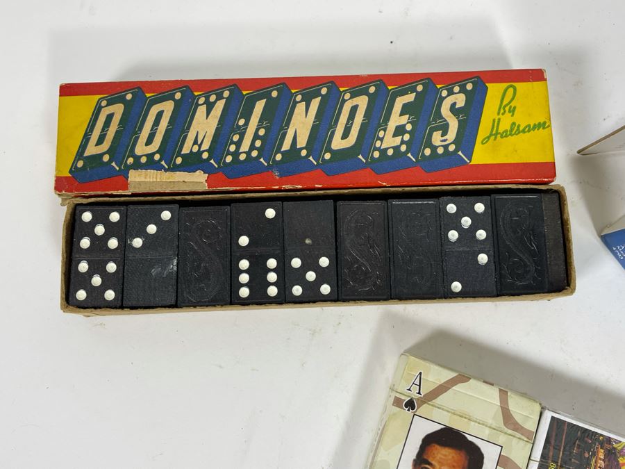 Game Lot Includes Sealed Jenga, Poker Chips, Dominoes, Playing Cards, Checkers [Photo 10]
