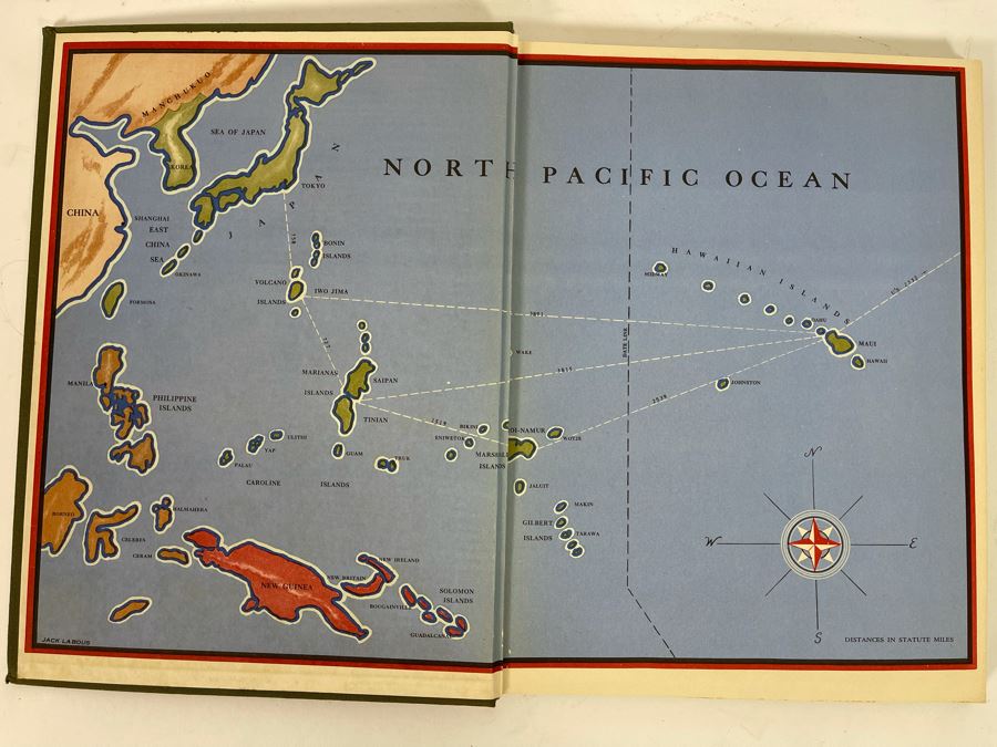 First Edition Book The Fourth Marine Division In World War II Infantry Journal Press [Photo 3]