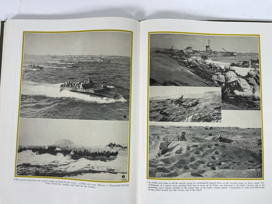 First Edition Book The Fourth Marine Division In World War II Infantry Journal Press [Photo 12]