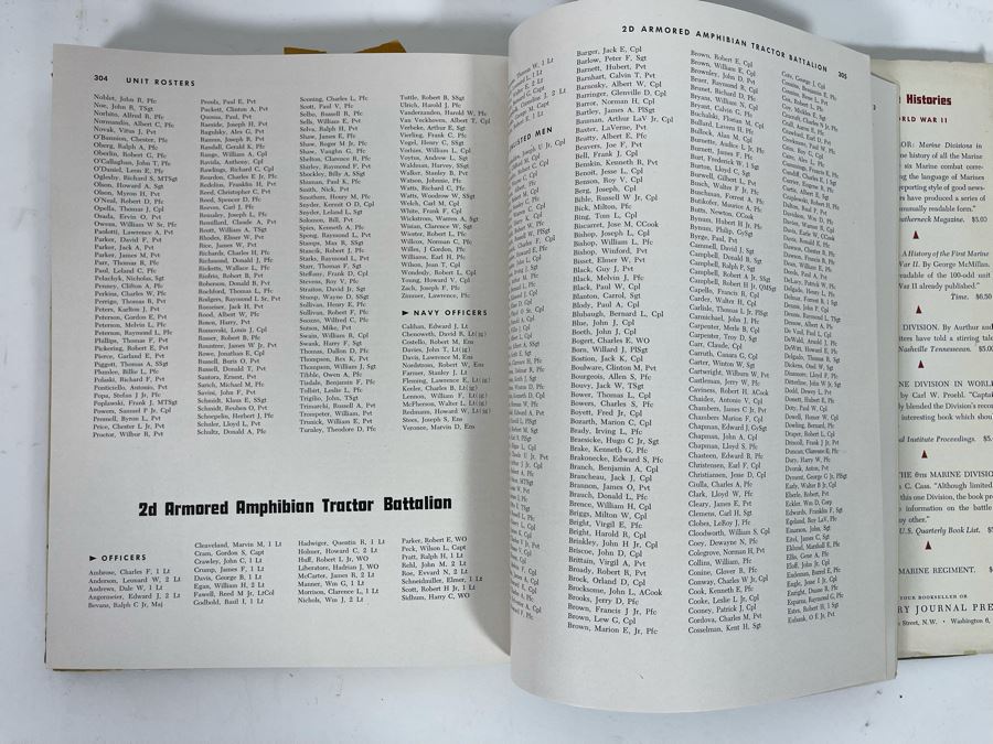 First Edition Book The Spearhead: The 5th Marine Division In World War II [Photo 8]