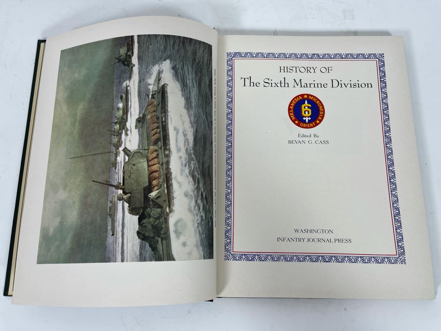 First Edition Book The History Of The Sixth Marine Division Washington Infantry Journal Press [Photo 4]