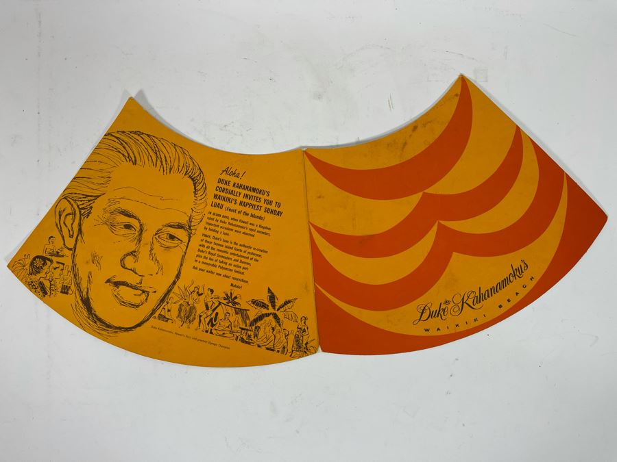 Vintage Hawaiian Duke Kahanamoku's Waikiki Beach Drink Menu [Photo 5]