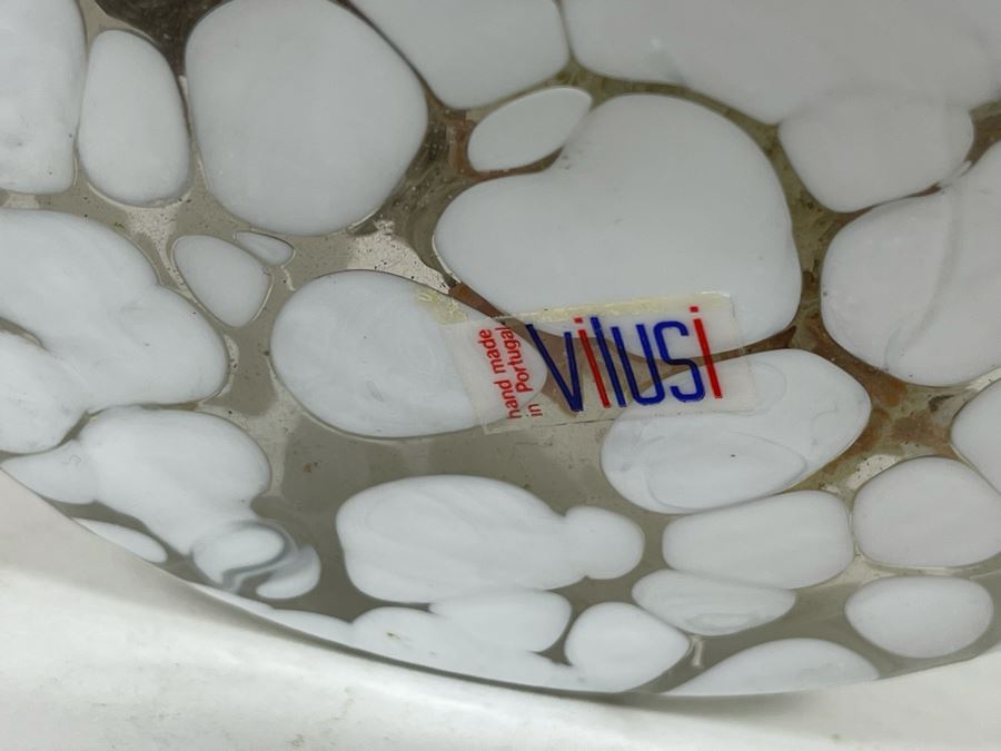Vilusi Glass Vase Filled With Organic Seashells 5W X 12H [Photo 10]