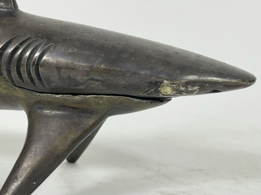 Signed Limited Edition Metal Figural Shark Nutcracker 90 Of 300 10W X 3D X 4.5H [Photo 8]