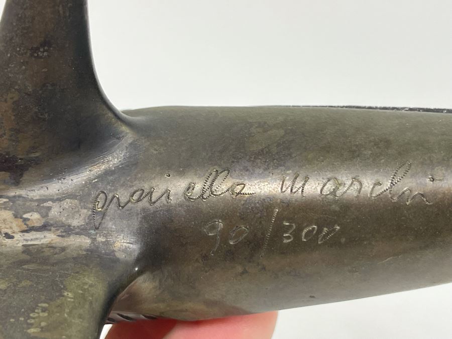 Signed Limited Edition Metal Figural Shark Nutcracker 90 Of 300 10W X 3D X 4.5H [Photo 9]