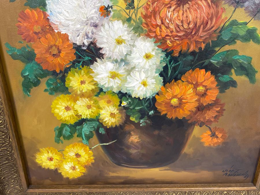 Original Still Life Floral Painting Framed [Photo 6]