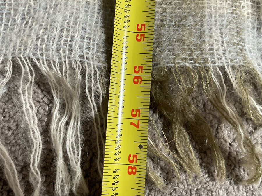 Mohair Throw Blanket From South Africa Simons 53 X 60