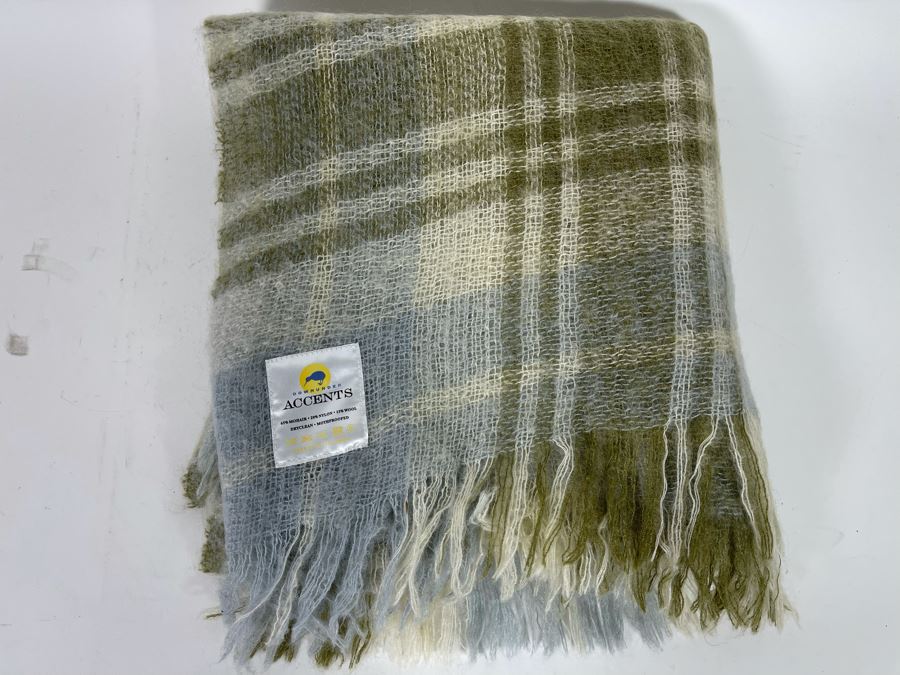 Mohair Throw Blanket From South Africa 53 X 60 [Photo 2]