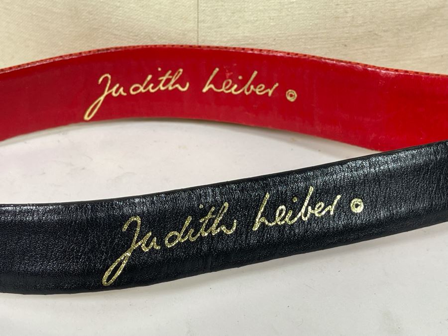 Pair Of Judith Leiber Designer Belts 38L [Photo 5]