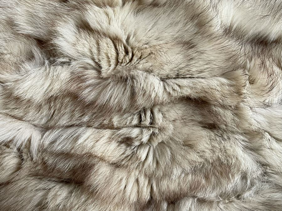 Rabbit Fur Throw Blanket 45 X 72