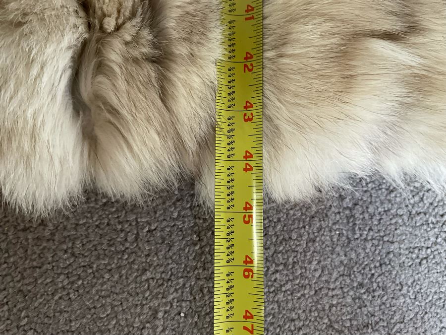 Rabbit Fur Throw Blanket 45 X 72 [Photo 4]