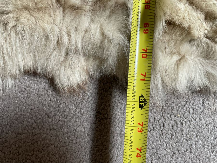 Rabbit Fur Throw Blanket 45 X 72 [Photo 5]