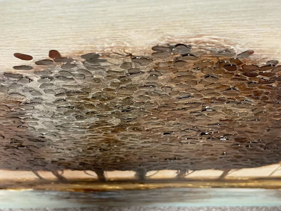 JUST ADDED - Large Wall Artwork Landscape Tree Scene On Board 5'W X 30'H [Photo 6]