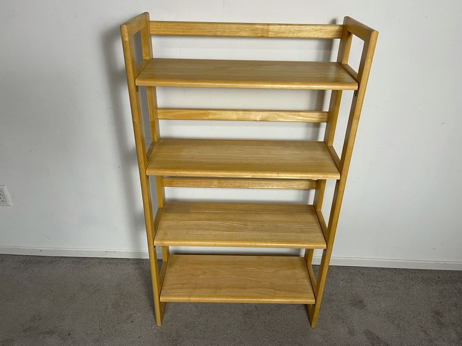 JUST ADDED - Wooden Collapsible Bookcase Bookshelf Apple Furniture 28W ...