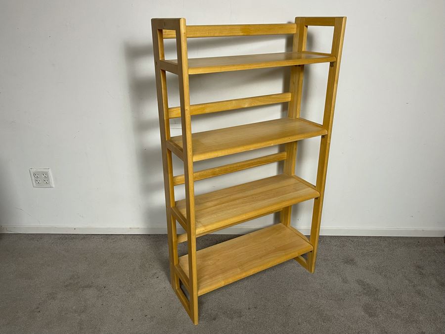 JUST ADDED - Wooden Collapsible Bookcase Bookshelf Apple Furniture 28W ...