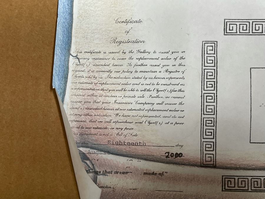 JUST ADDED - Hand Signed Limited Edition Lithograph Raffie Hacob Titled 'The Holy Man' With Certificate Of Authenticity 16 X 22 [Photo 14]